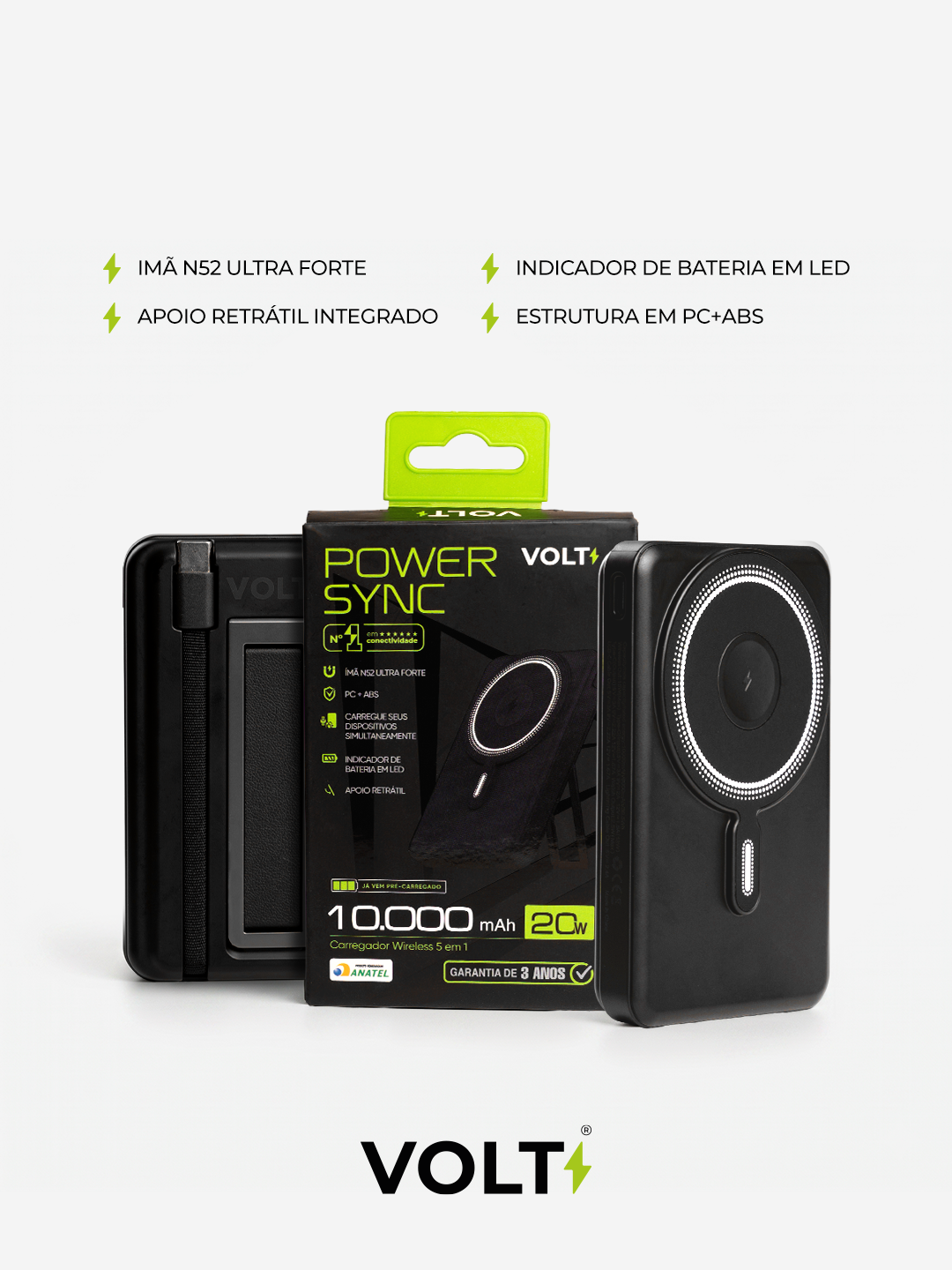 Carregador PowerSync da Volt